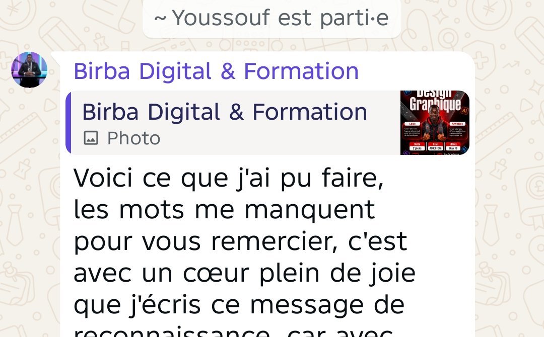 Témoignage écrit Birba Digital & Formation